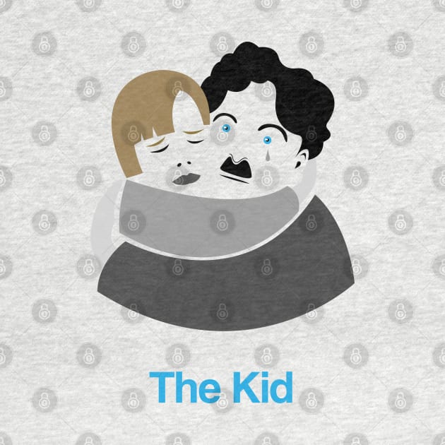 The Kid Charlie Chaplin Minimal Movie Fan Art 20s Cinema by Rozbud